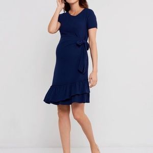 NWOT Blue A Pea in a Pod Maternity dress